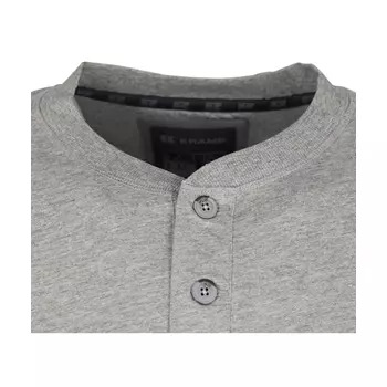 Kramp Technical Grandad T-shirt, Light grey mottled