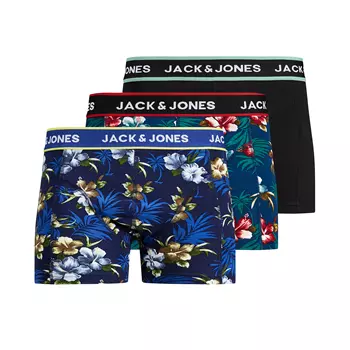 Jack & Jones JACFLOWER 3-pak boxershorts, Flerfarvet