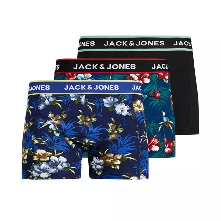 Jack & Jones JACFLOWER 3-pak boxershorts, Flerfarvet, large image number 0