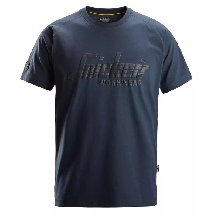 Snickers logo T-Shirt 2590, Navy melange, large image number 0