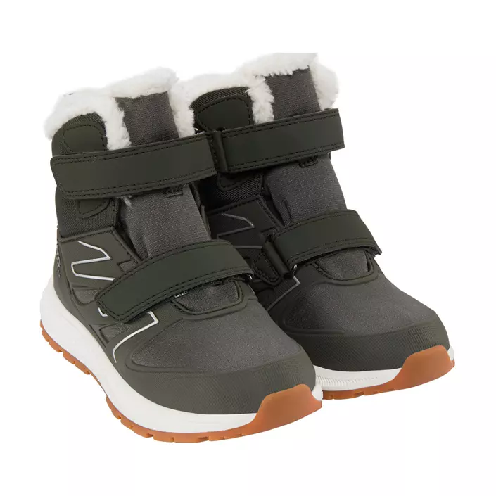 Viking Equip Defence Warm WP 2V støvler til børn, Huntinggreen/olive, large image number 2