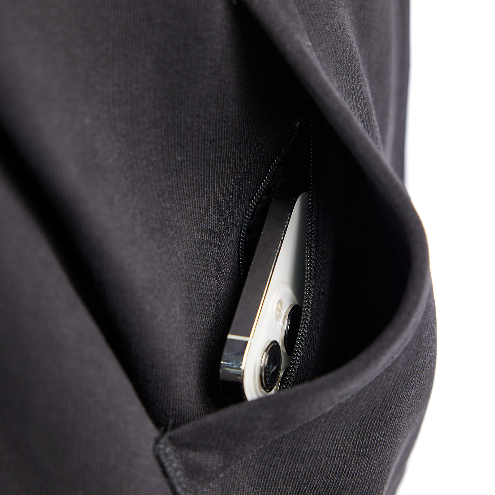 Bl&aring;kl&auml;der&nbsp;Hoodie mit Rei&szlig;verschluss, Schwarz, large image number 5