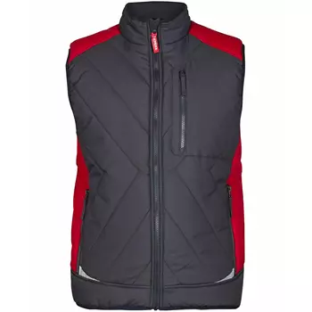 Engel Galaxy winter vest, Antracit Grey/Tomato Red