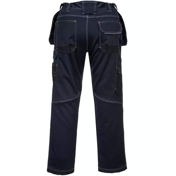 Portwest Urban craftsmens trousers T602, Marine Blue/Black, large image number 1