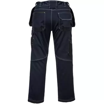 Portwest Urban craftsmens trousers T602, Marine Blue/Black