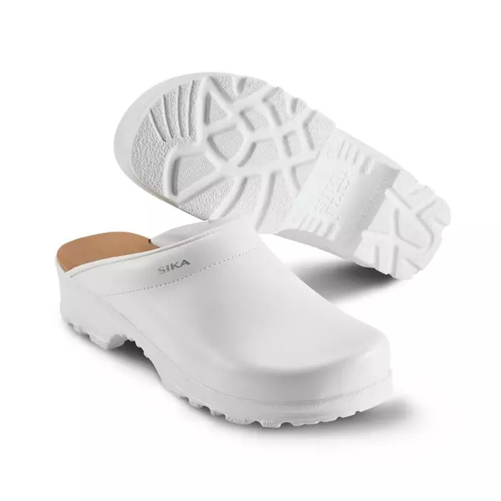 2nd quality product Sika flex clogs without heel cover OB, White, large image number 0