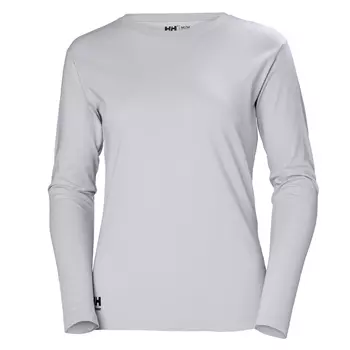 Helly Hansen Classic long-sleeved women's T-shirt, Grey fog