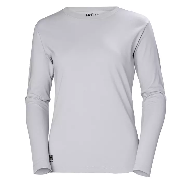 Helly Hansen Classic langermet T-skjorte dame, Grey fog, large image number 0