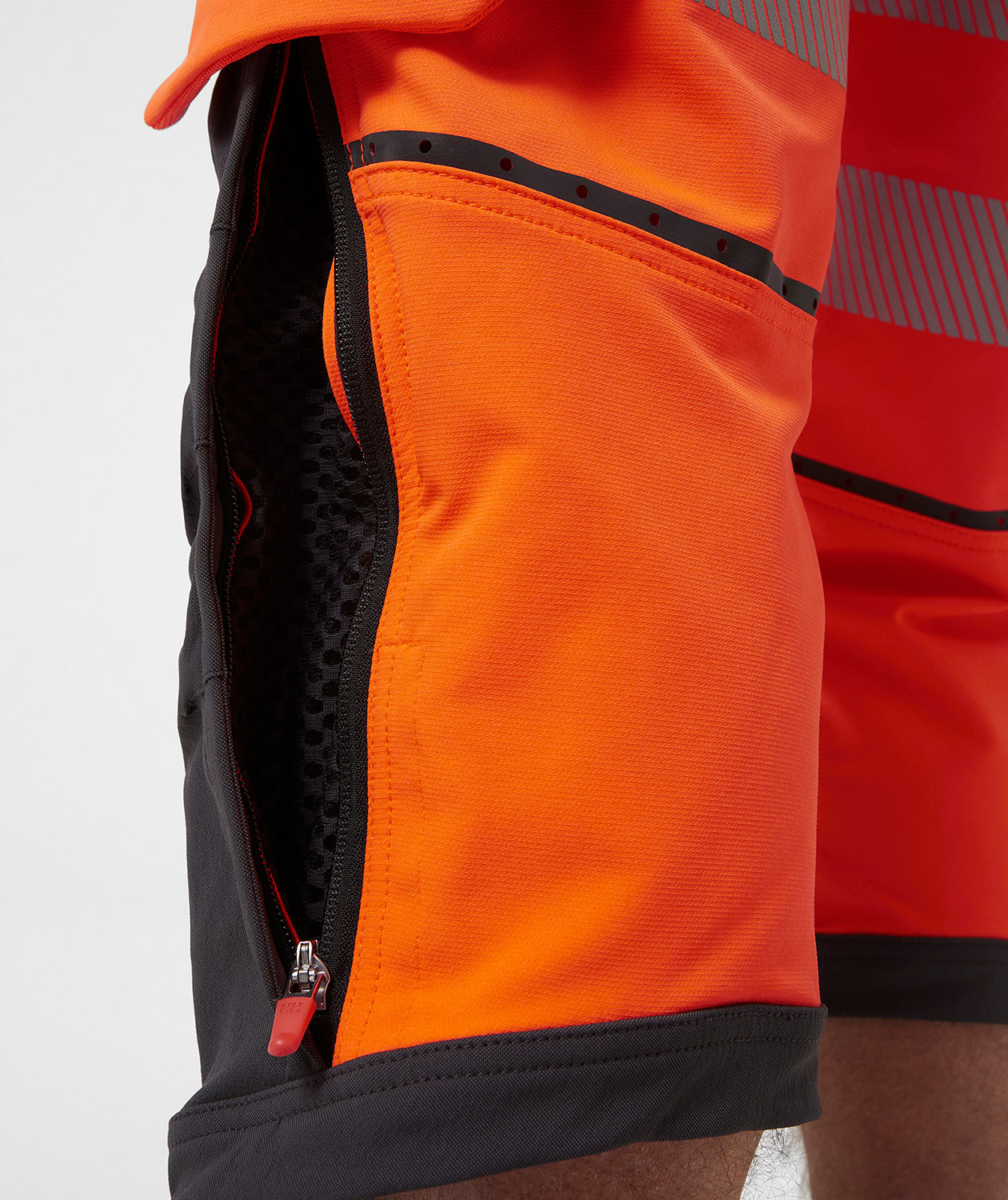 Helly Hansen ICU BRZ hantverkspiratbyxa full stretch, Varsel Orange/Ebony, large image number 6