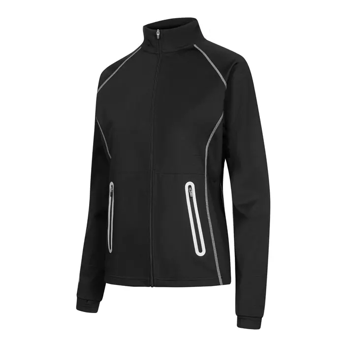 IK women's softshell running jacket, Black, large image number 0