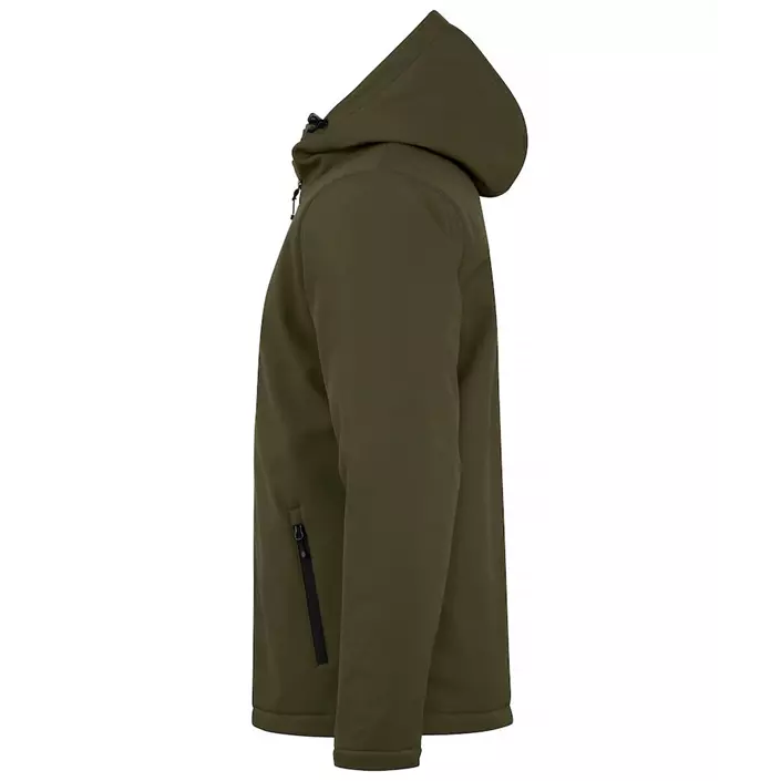 Clique lined softshell jacket, Fog Green, large image number 2