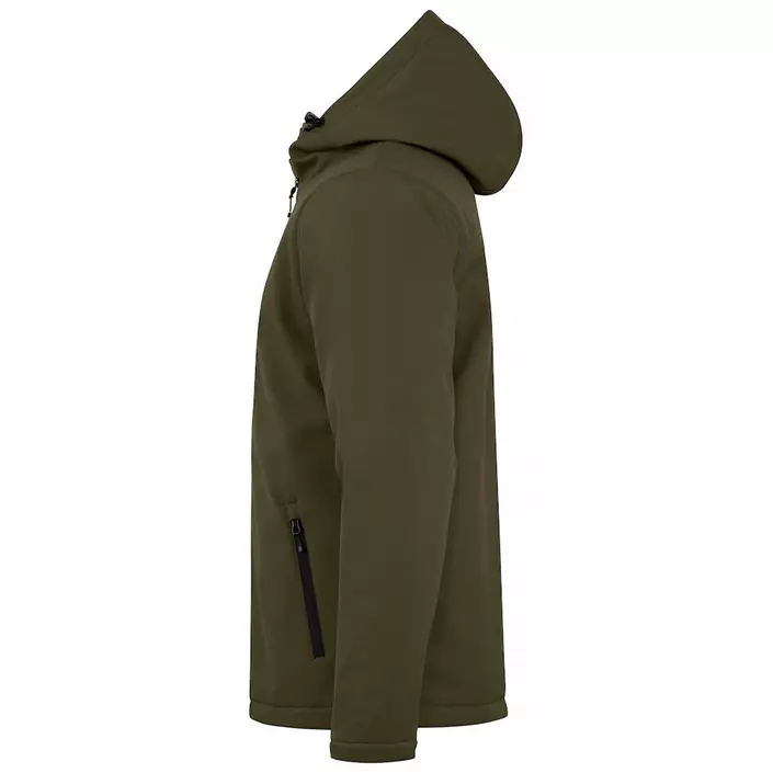 Clique lined softshell jacket, Fog Green, large image number 2