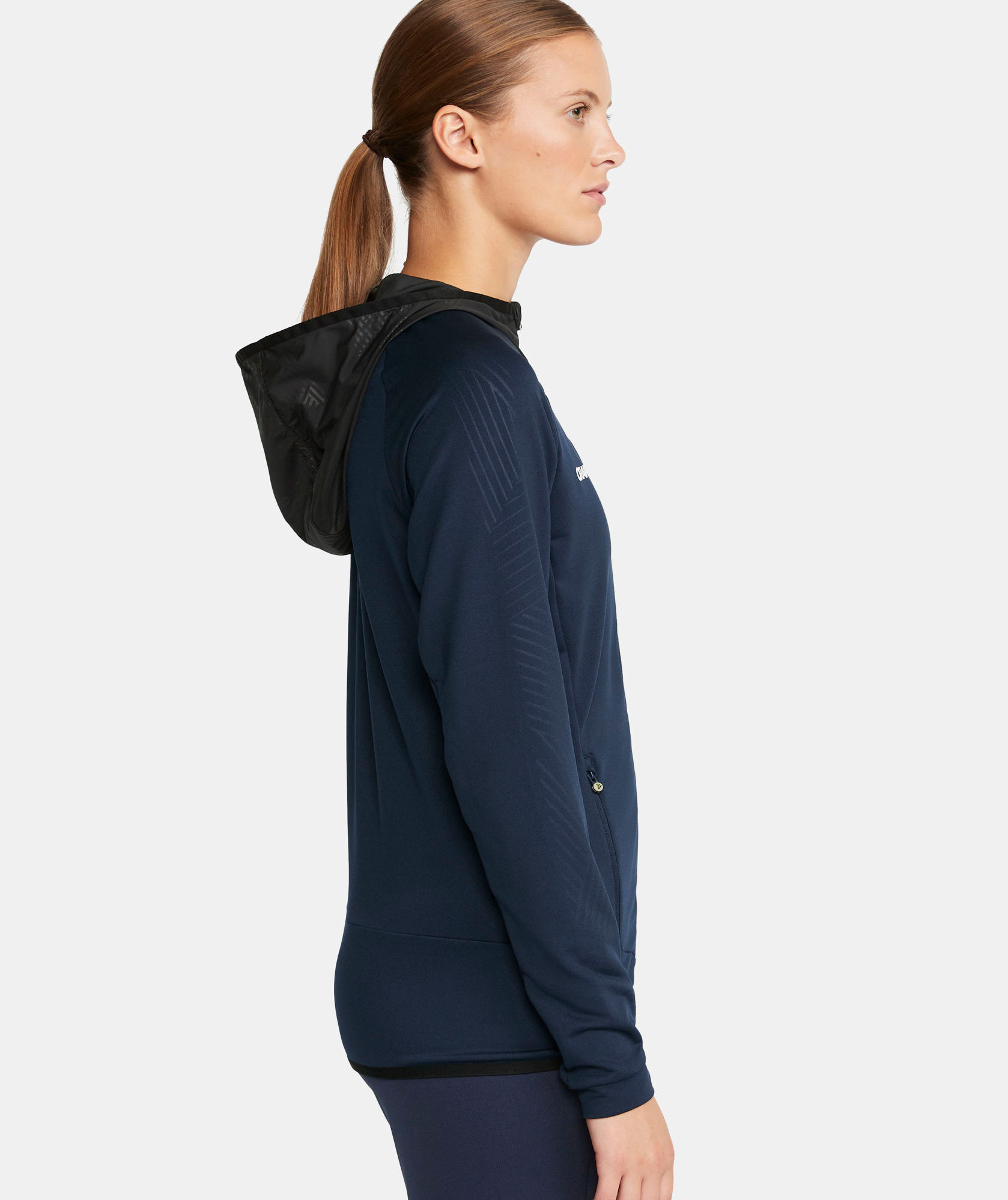 Craft Extend hoodie med dragkedja dam, Navy, large image number 3