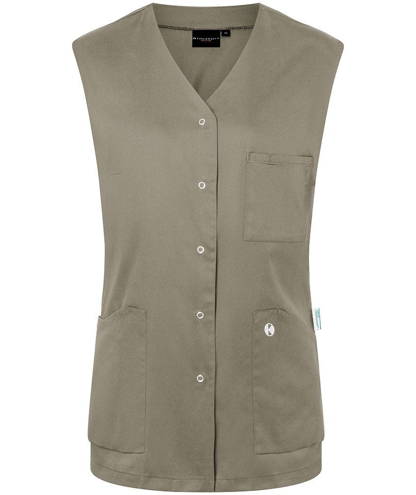 Karlowsky Essential sleeveless women's tunic, sage