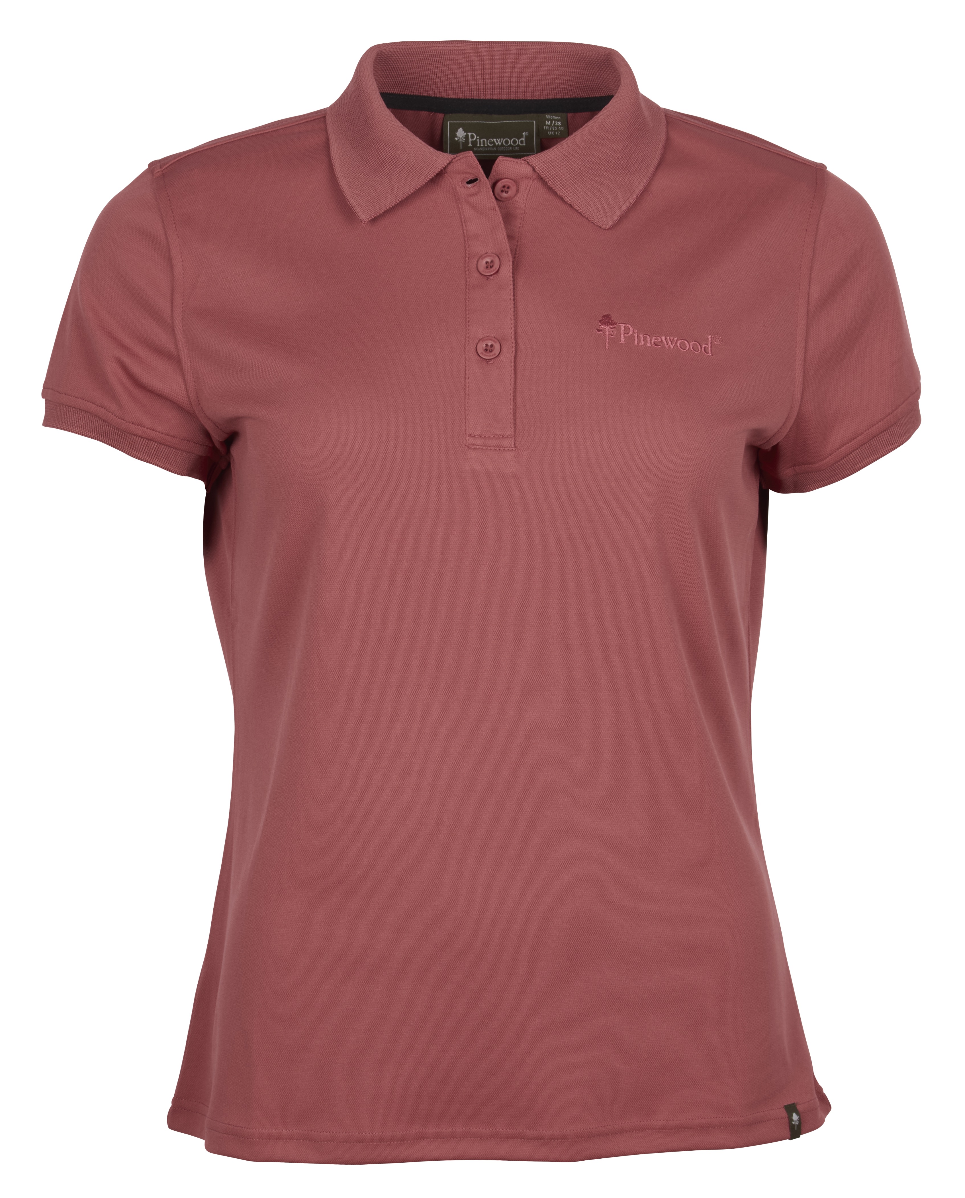 Pinewood  Ramsey dame polo T-shirt, Rusty Pink