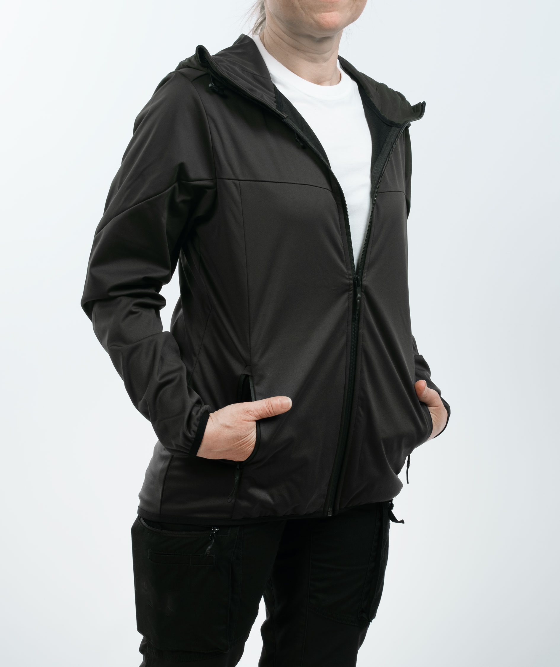 Pitch Stone women's softshelljacket, Black, large image number 3