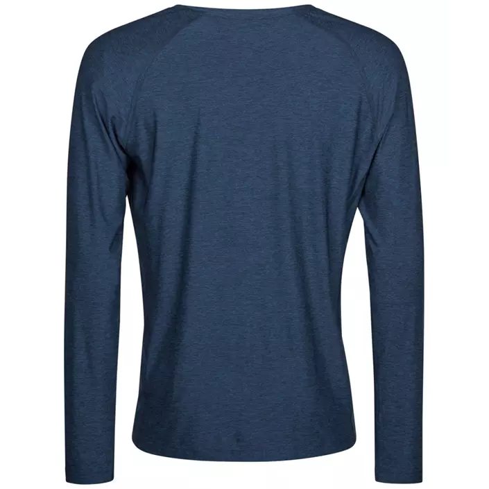 Tee Jays langermet Cooldry T-skjorte, Navy melange, large image number 1