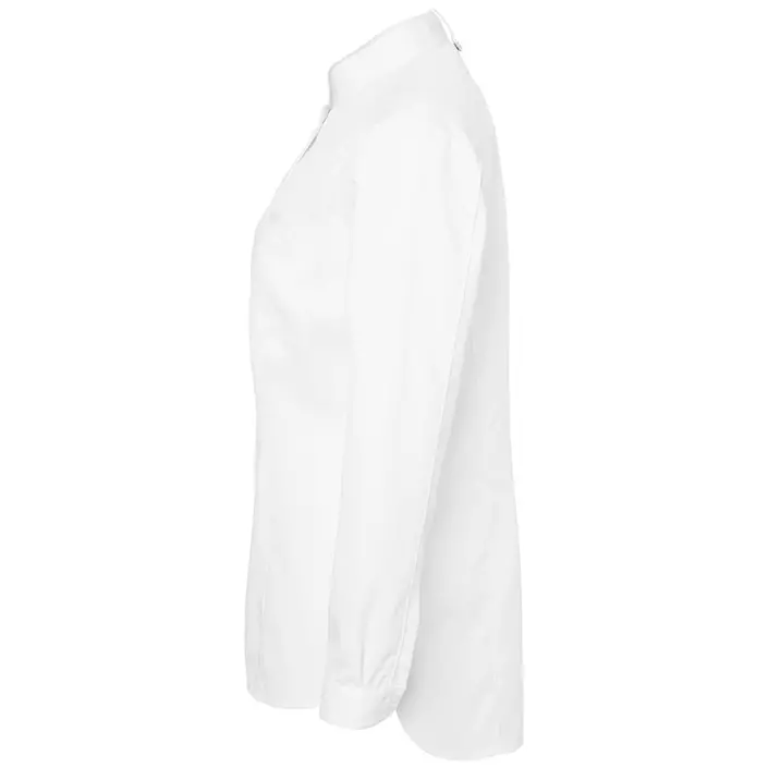 Segers 1026 slim fit dame kokkeskjorte, Hvid, large image number 3