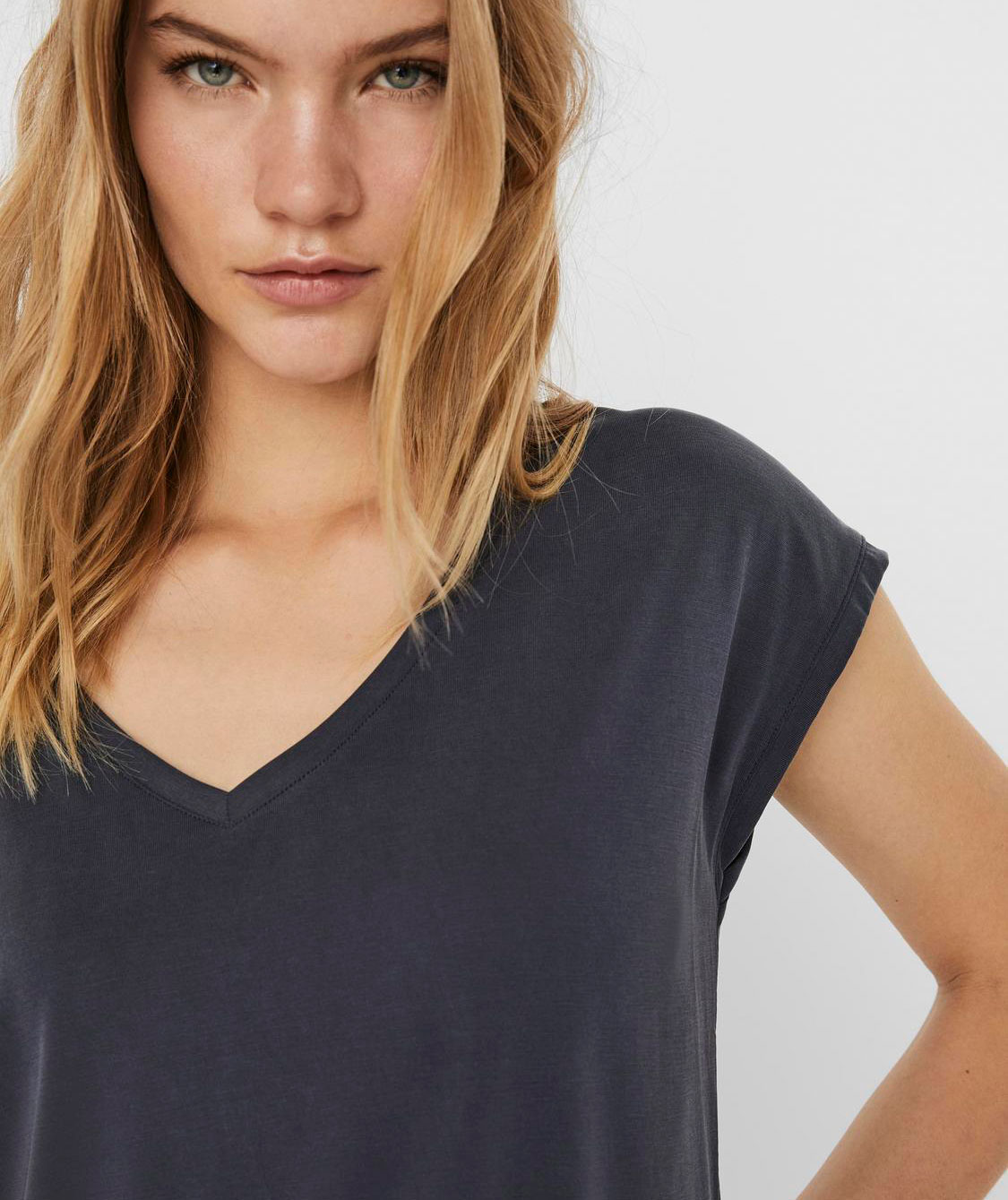 Vero Moda VMFILLI women's T-shirt, Ombre Blue, large image number 3