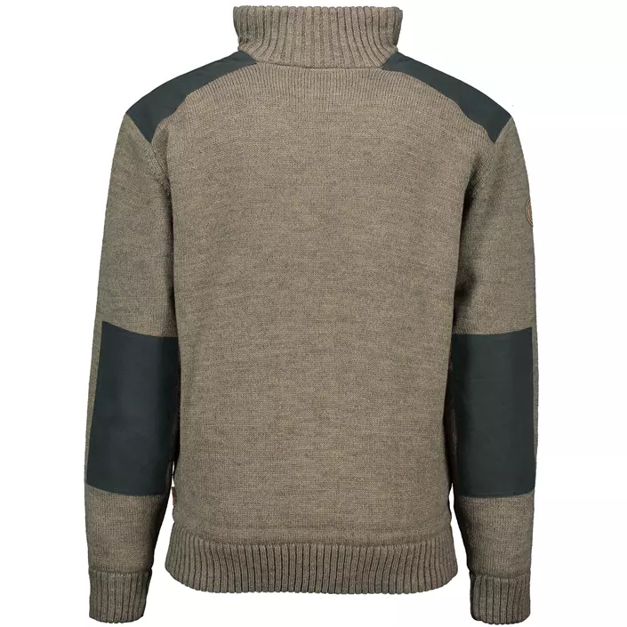 Westborn windbreaker striktrøje, Brown Melange, large image number 4