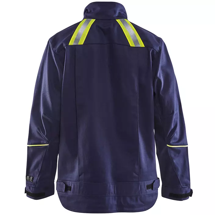 Blåkläder Anti-Flame welding jacket, Marine Blue/Yellow, large image number 1