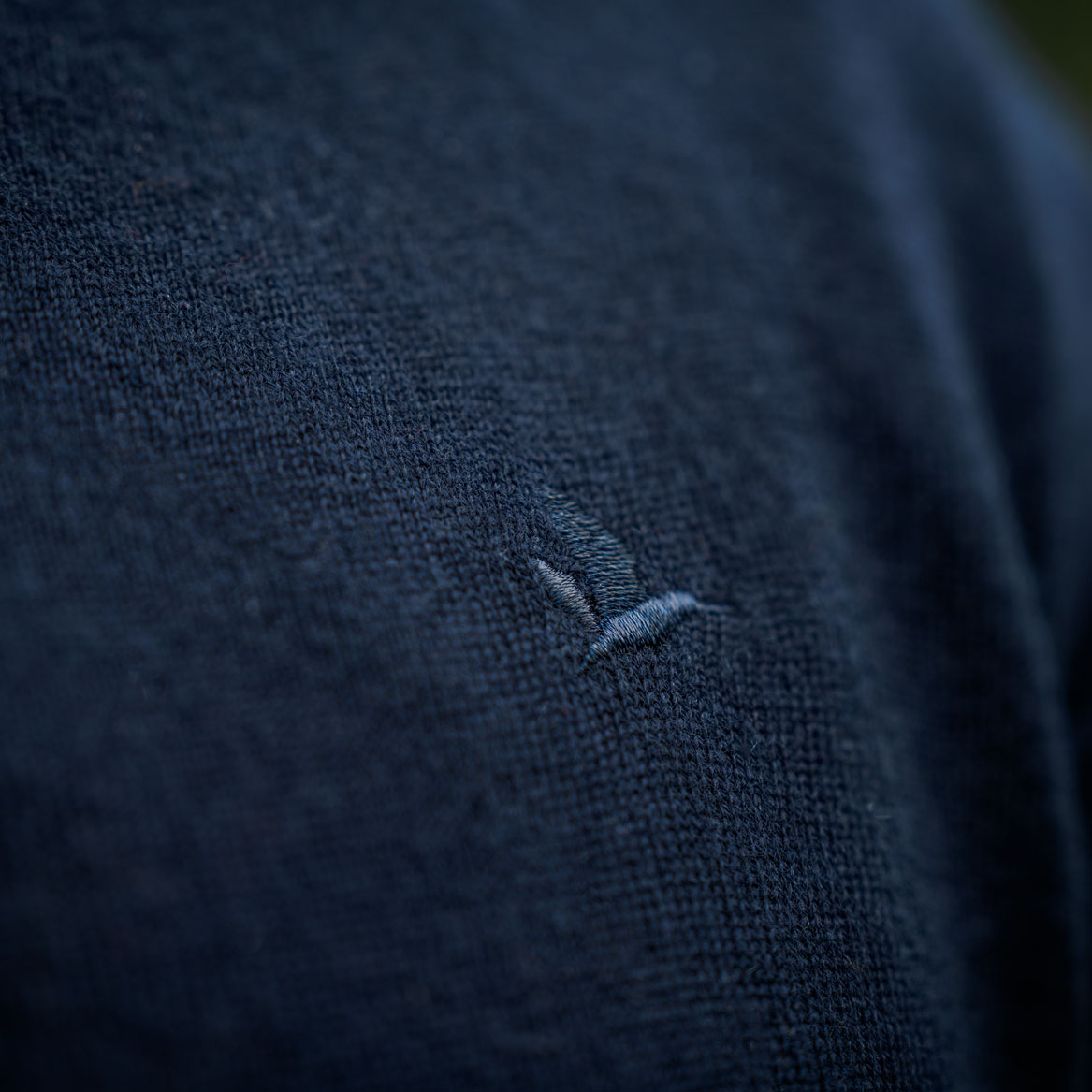 Seeland Pine stickad tr&ouml;ja med merinoull, Dark Sapphire, large image number 8