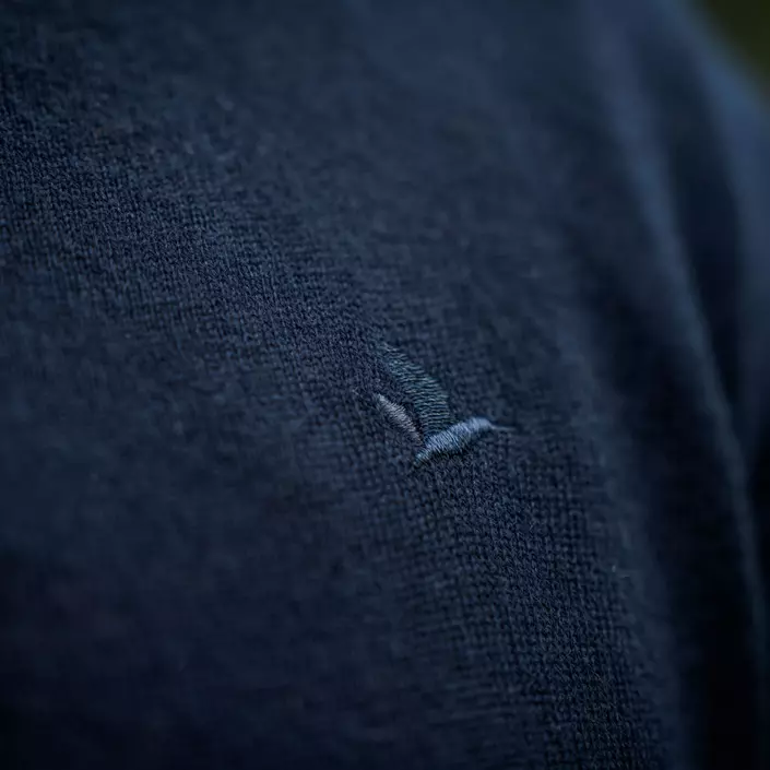 Seeland Pine stickad tröja med merinoull, Dark Sapphire, large image number 8