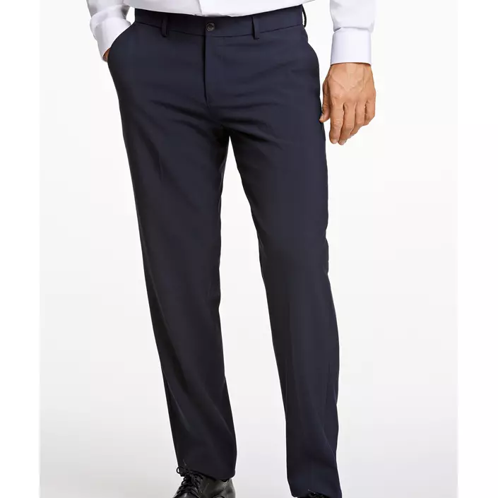 Lindbergh Superflex slim fit byxa, Navy, large image number 5