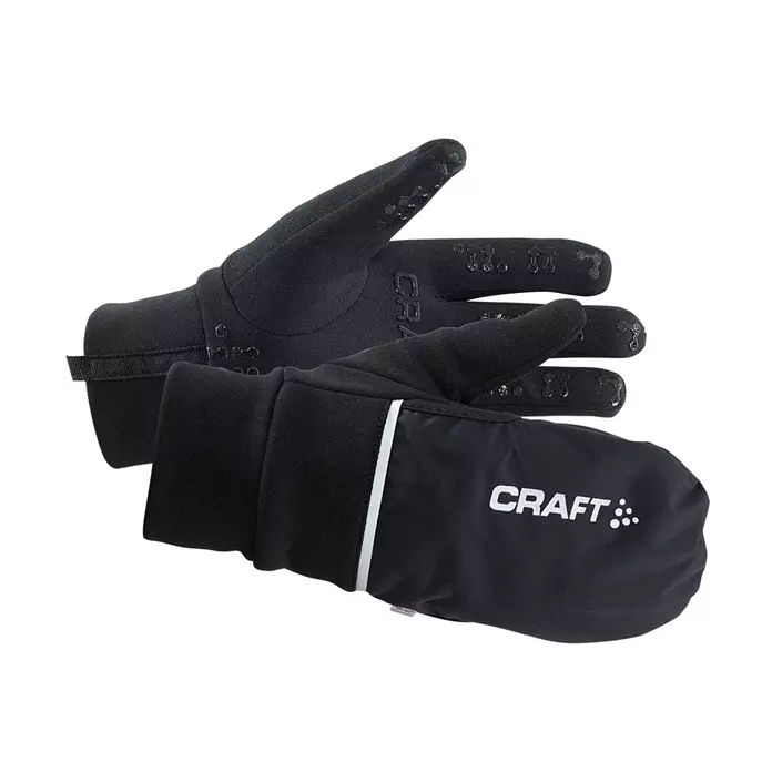 Craft Hybrid Weather gloves, Black, large image number 0