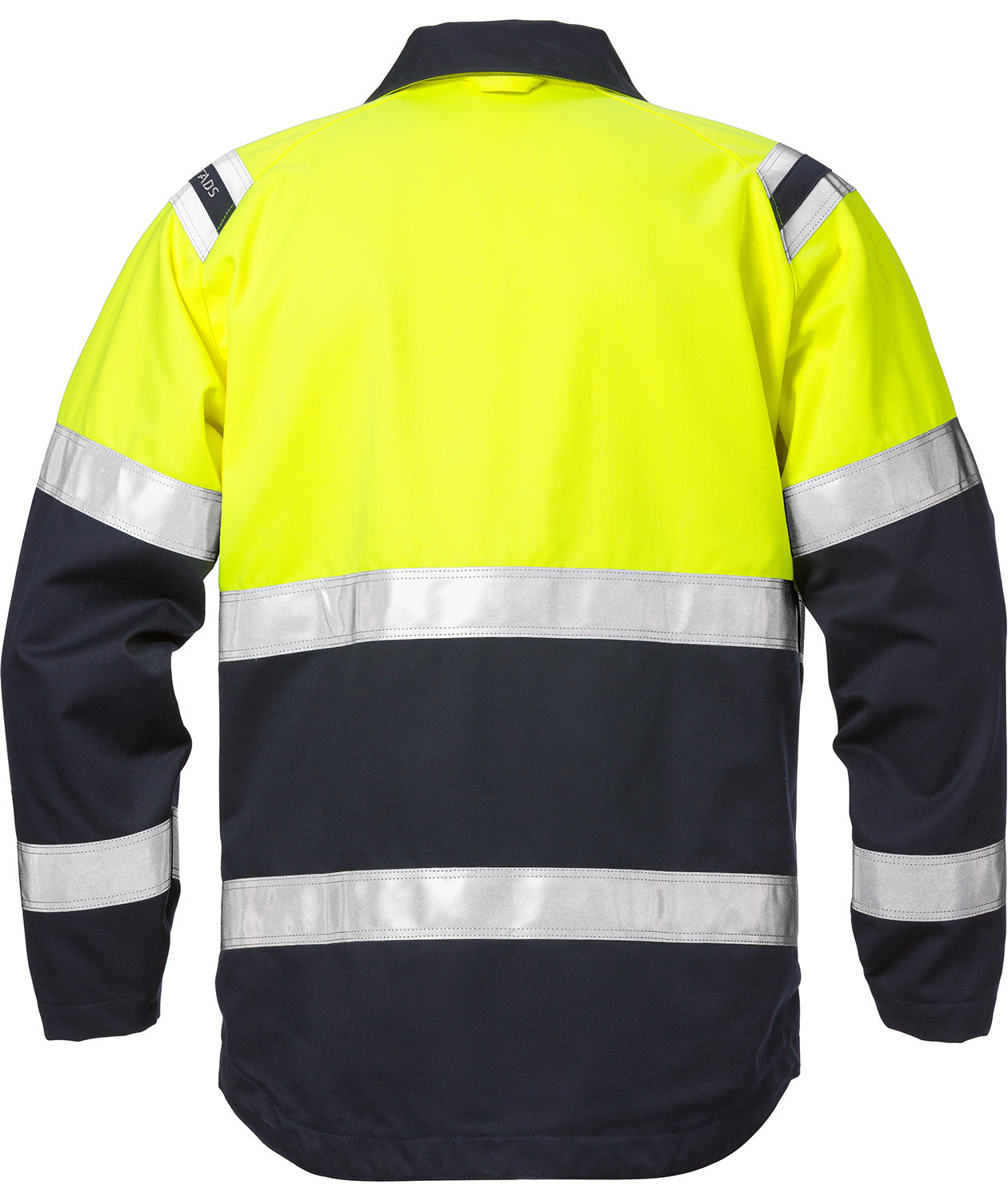 Fristads Flamestat work jacket 4176, Hi-Vis yellow/marine, large image number 1