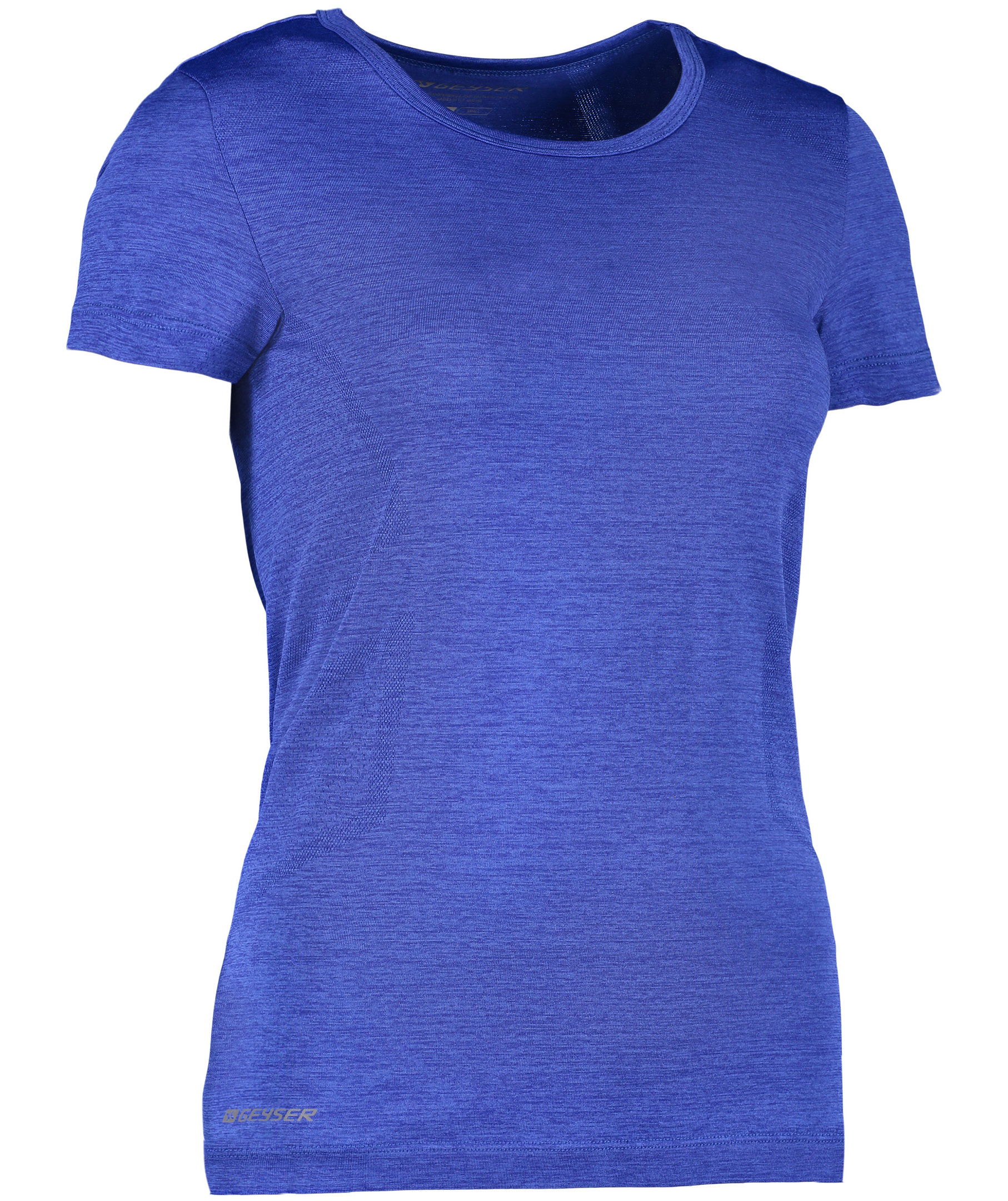 GEYSER s&ouml;ml&ouml;s T-shirt dam, Kungsbl&aring; melange, large image number 1