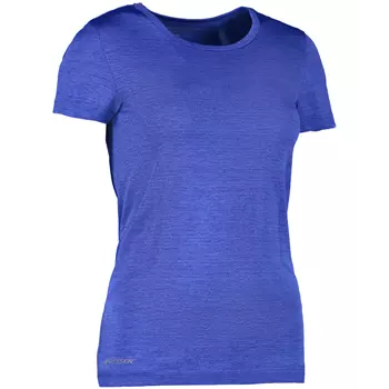 GEYSER Seamless women's T-shirt, Royal blue melange