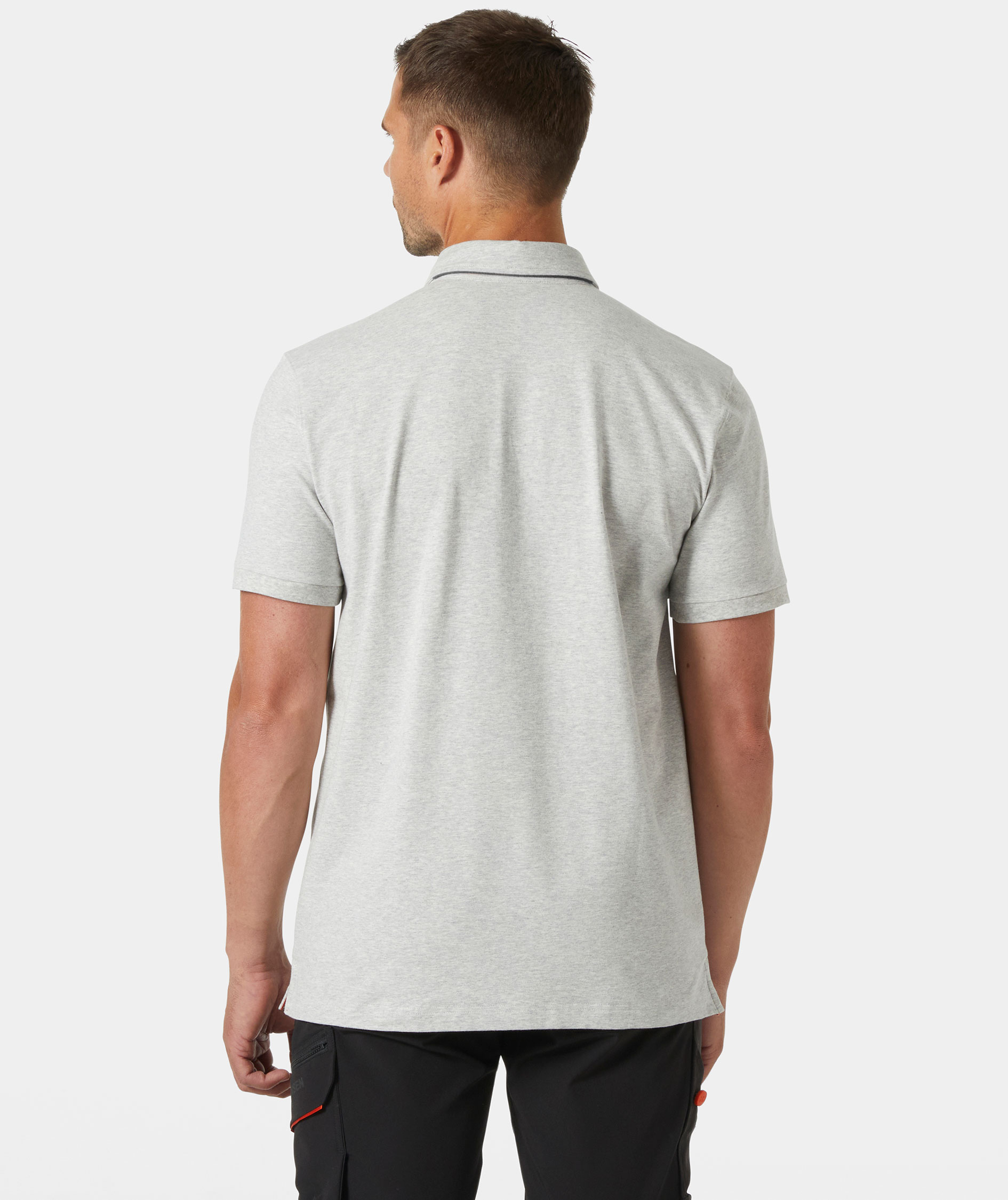 Helly Hansen Kensington polo T-shirt, Grey melange , large image number 3