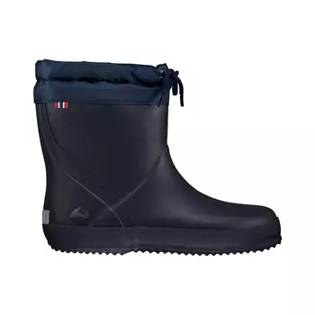 Viking Indie Alv Thermo Wool rubber boots for kids, Navy