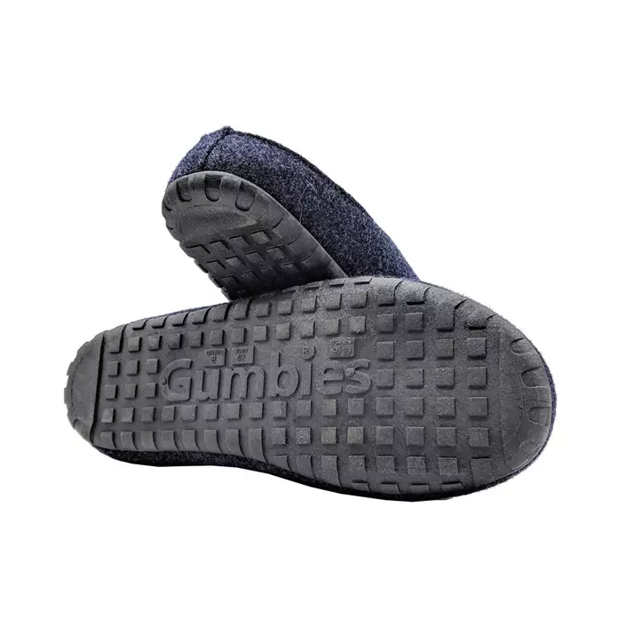 Gumbies Outback Slippers, Navy/Grey, large image number 7