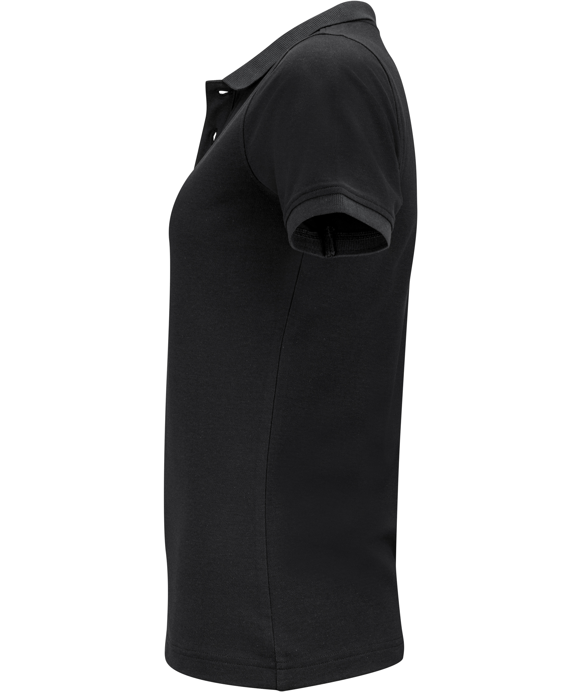 J. Harvest Sportswear Pinedale dame polo T-skjorte, Black, large image number 3