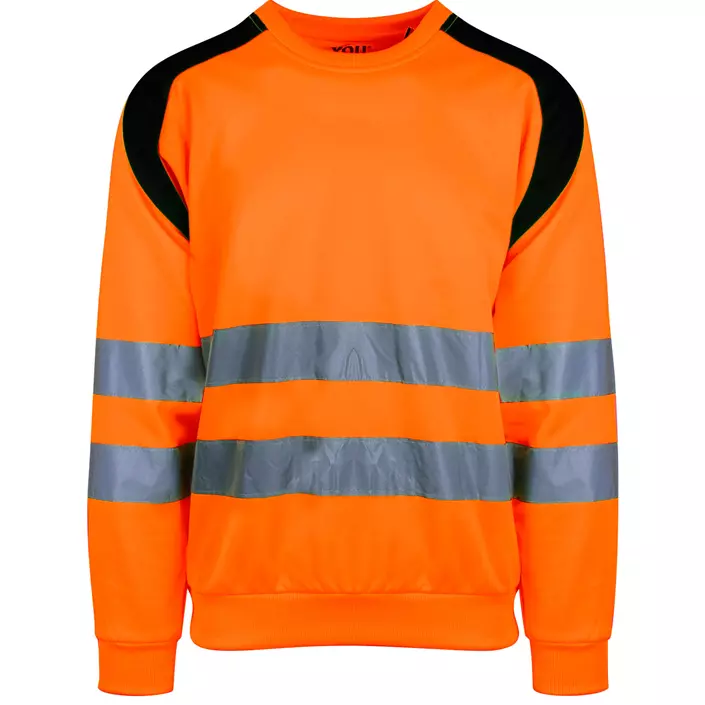 YOU Århus sweatshirt, Safety orange, large image number 0