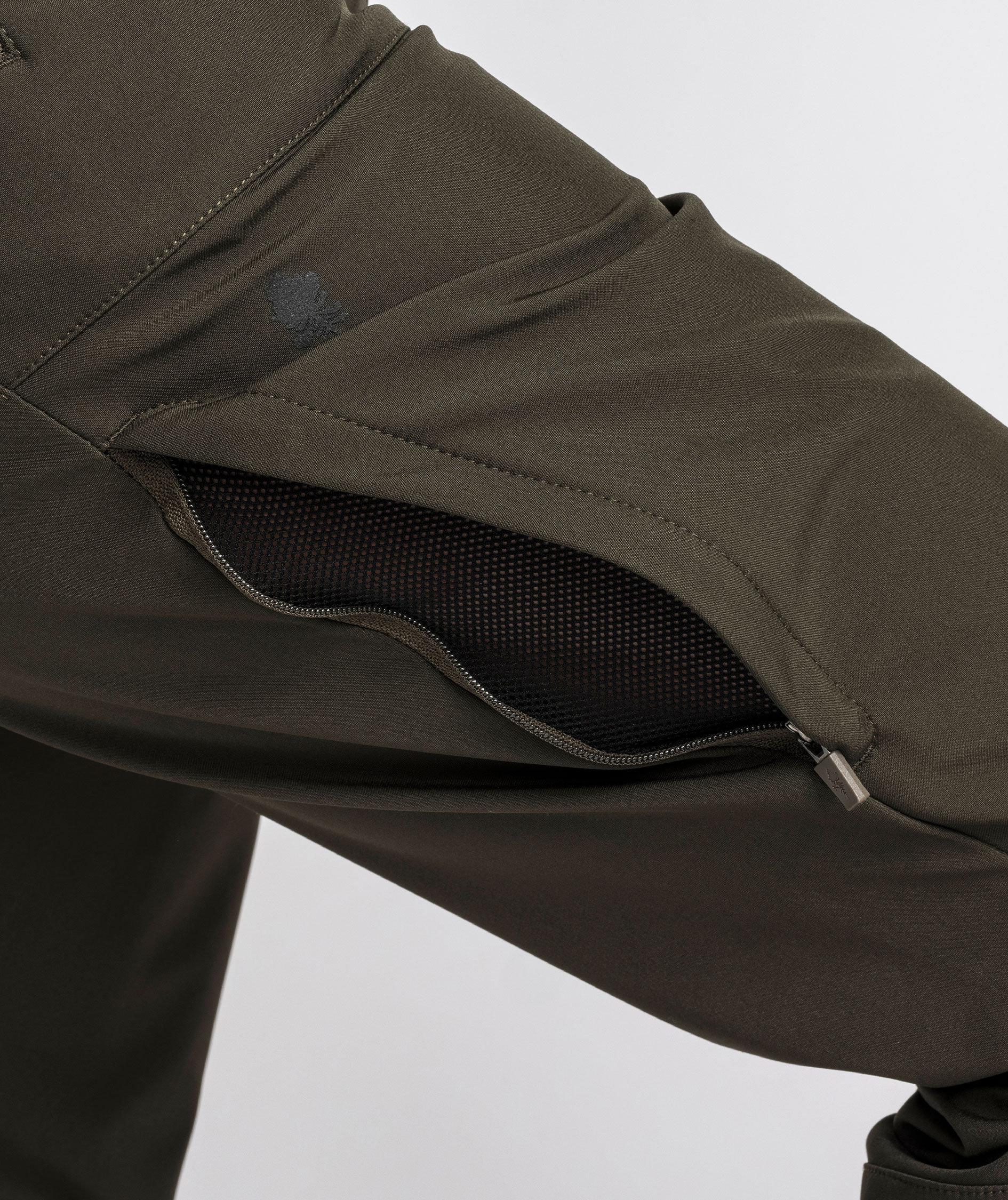 Pinewood Wilda Stretch dame skalbukser, Mosgr&oslash;n, large image number 5