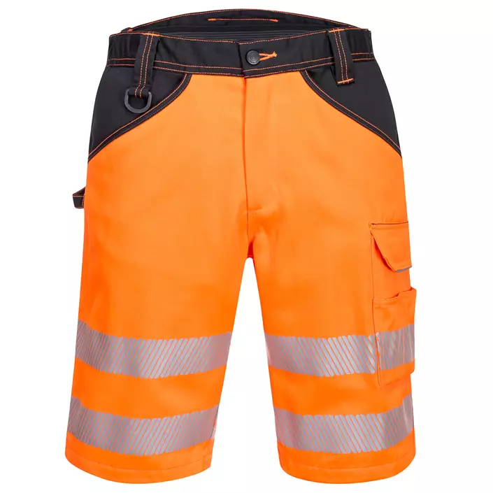 Portwest PW3 work shorts, Hi-Vis Orange/Black, large image number 0