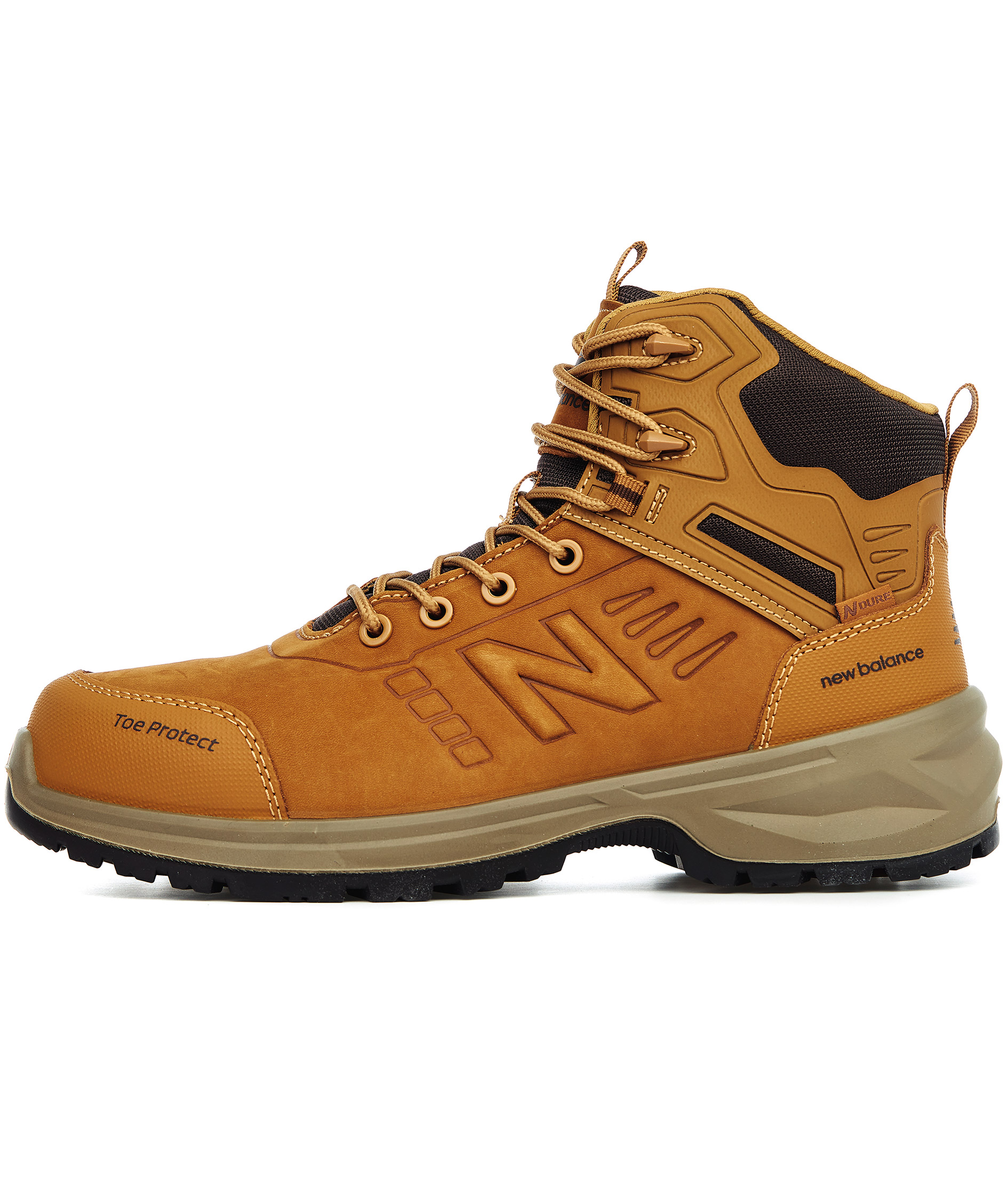 New Balance Calibre Wheat safety boots S3, Brown, large image number 2