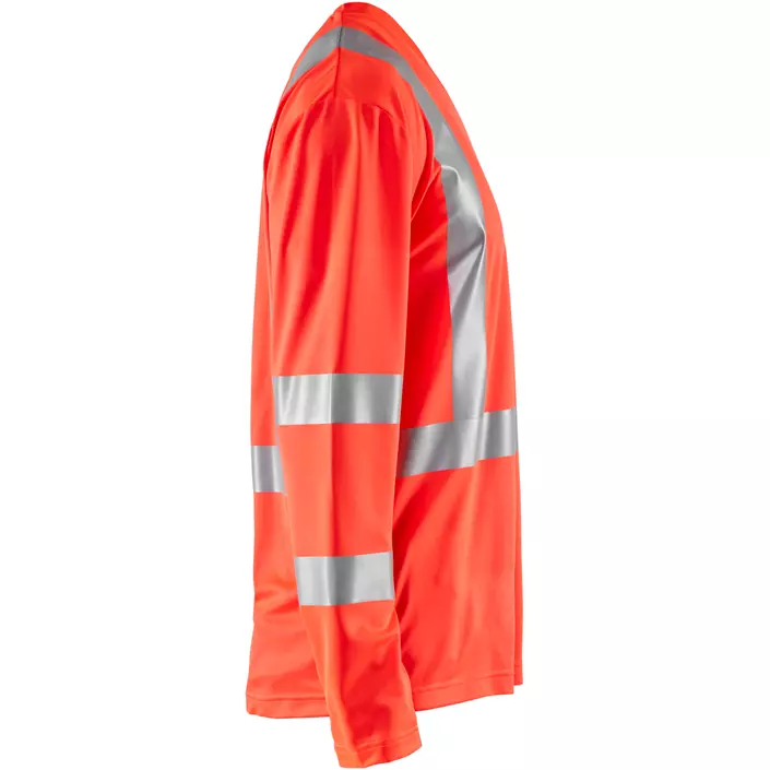 Blåkläder langærmet T-shirt, Hi-Vis Rød, large image number 2