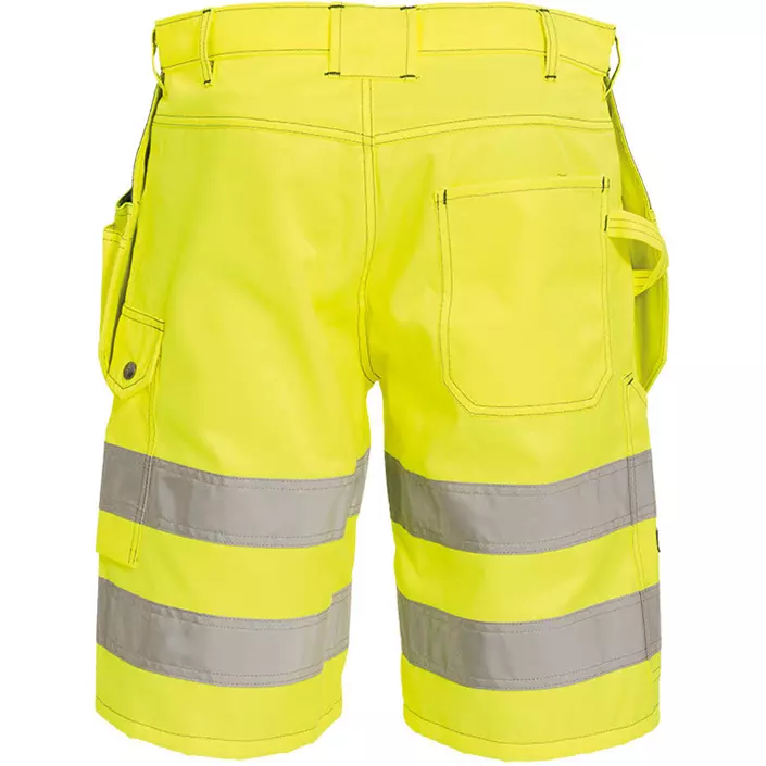 Tranemo CE-ME craftsmens shorts, Hi-vis Yellow/Grey, large image number 1