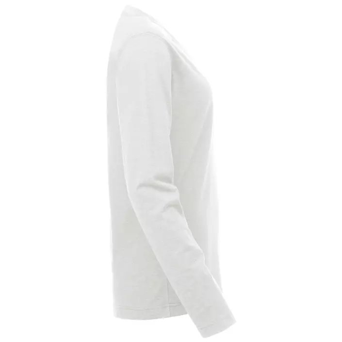 Clique Orlando long-sleeved women's Grandad T-shirt, Stone white, large image number 3