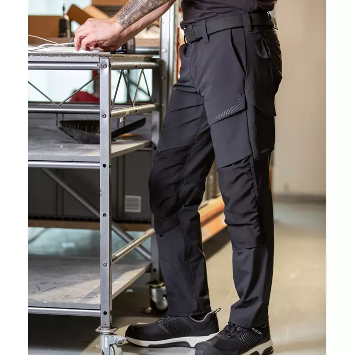 Mascot Customized arbejdsbukser full stretch, Sort, large image number 2