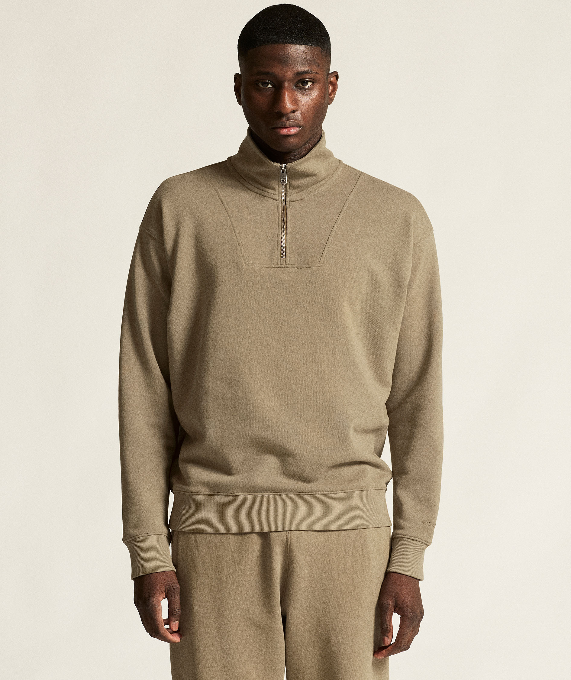 Craft Frequent half zip, Taupe