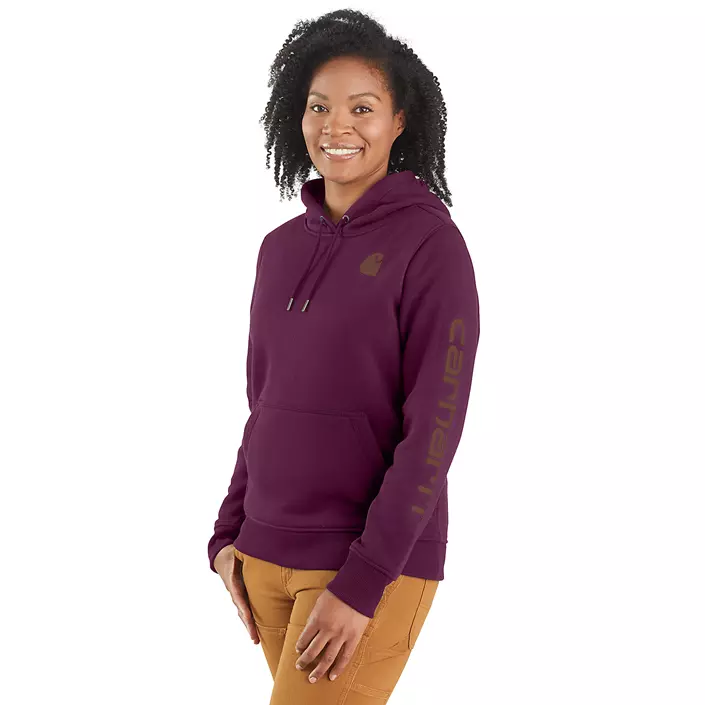 Carhartt Clarksburg dame hættetrøje, Eggplant, large image number 1