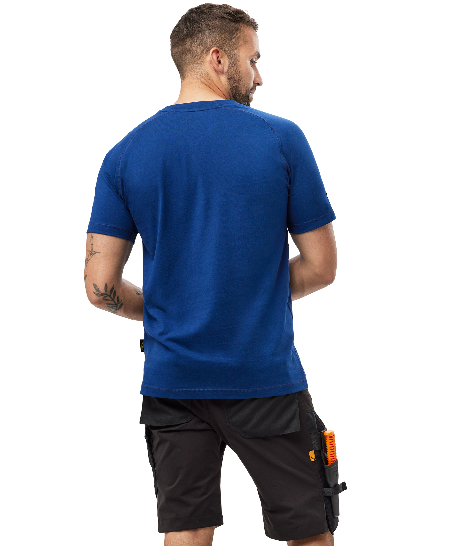 Snickers AllroundWork work shorts 6173, Steel Grey/Black, large image number 3