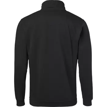 Terrax Sweatshirt mit kurzem Reißverschluss 149, Schwarz