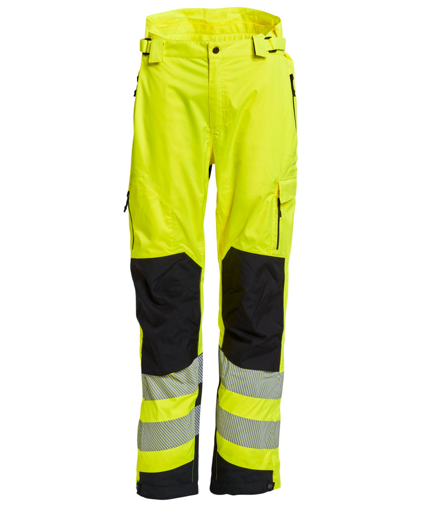 ELKA Visible Extreme shell trousers full stretch, Hi-vis Yellow/Black, large image number 2
