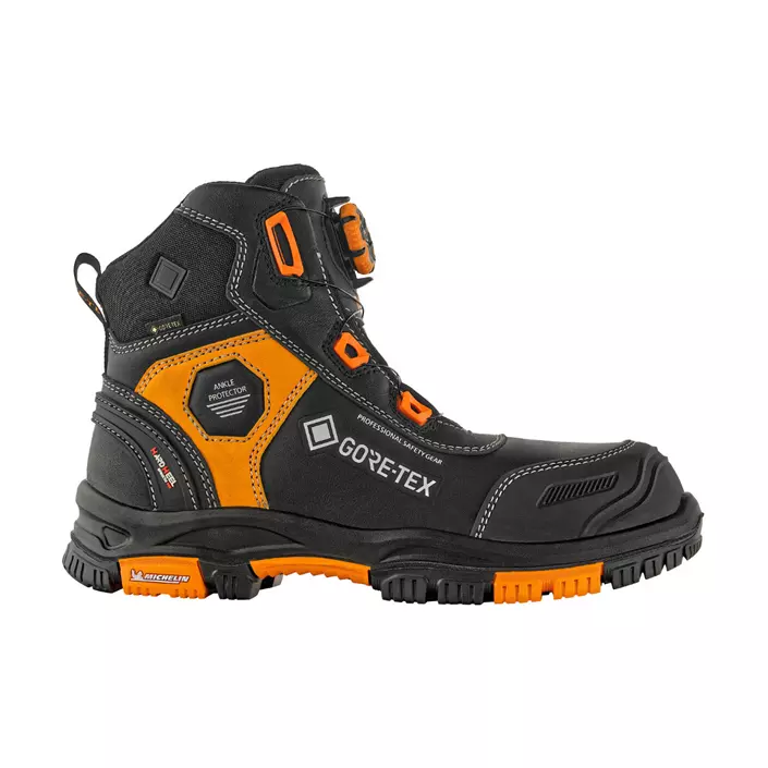 VM Footwear Vermont skyddskängor S7L, Svart/Orange, large image number 0